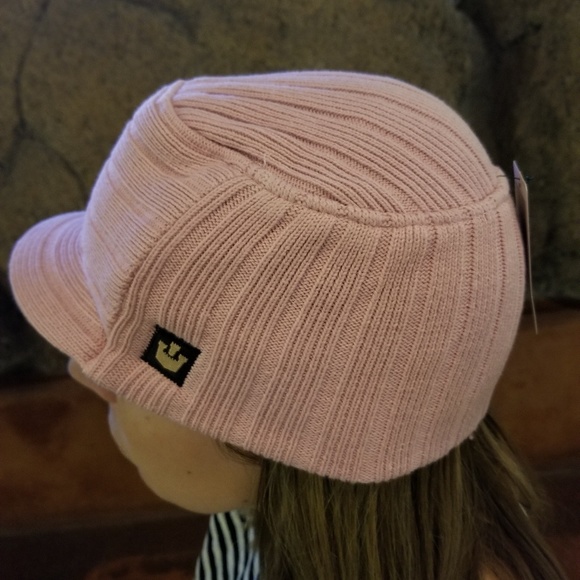 Goorin Bros. Accessories - Goorin Bros. Pink Military Cadet Brim Beanie Hat